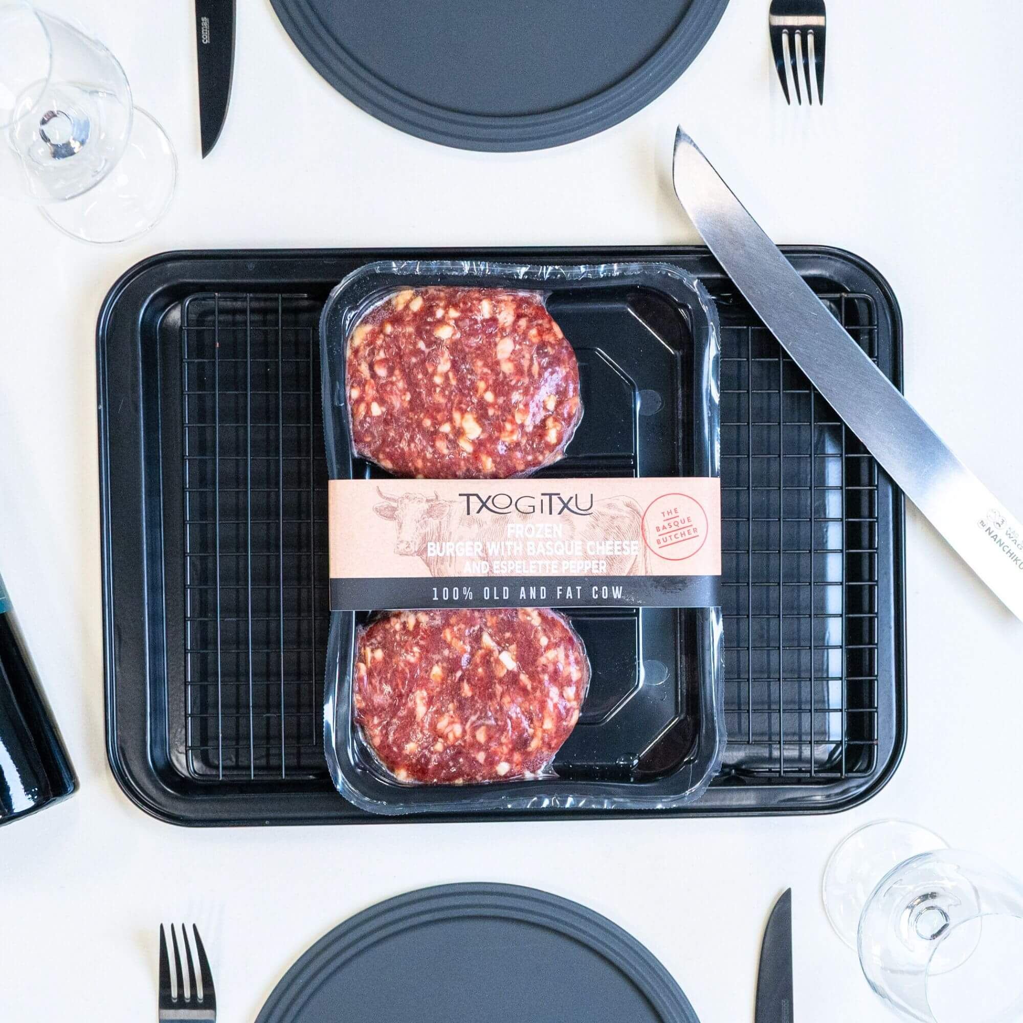 Txogitxu Burgers met Baskische kaas en Espelette peper - Beef Boutique