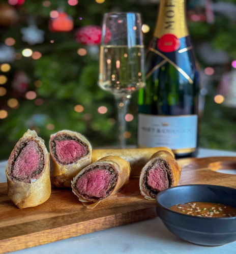 Beef Wellington loempia’s